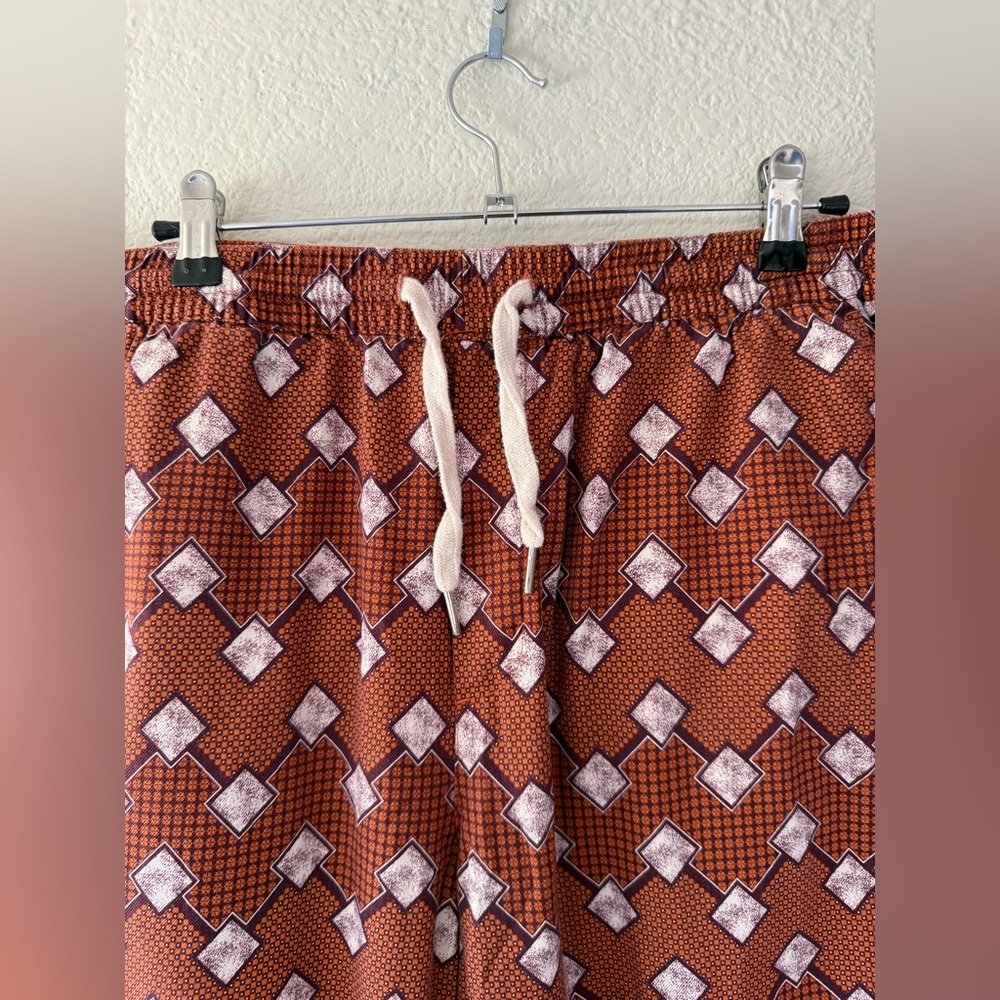 Tasso Elba Geometric Pattern Drawstring Casual Pa… - image 4